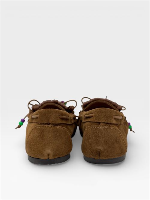  IL LACCIO | 5322VELOURCUOIO/MOUSSE MARRONE